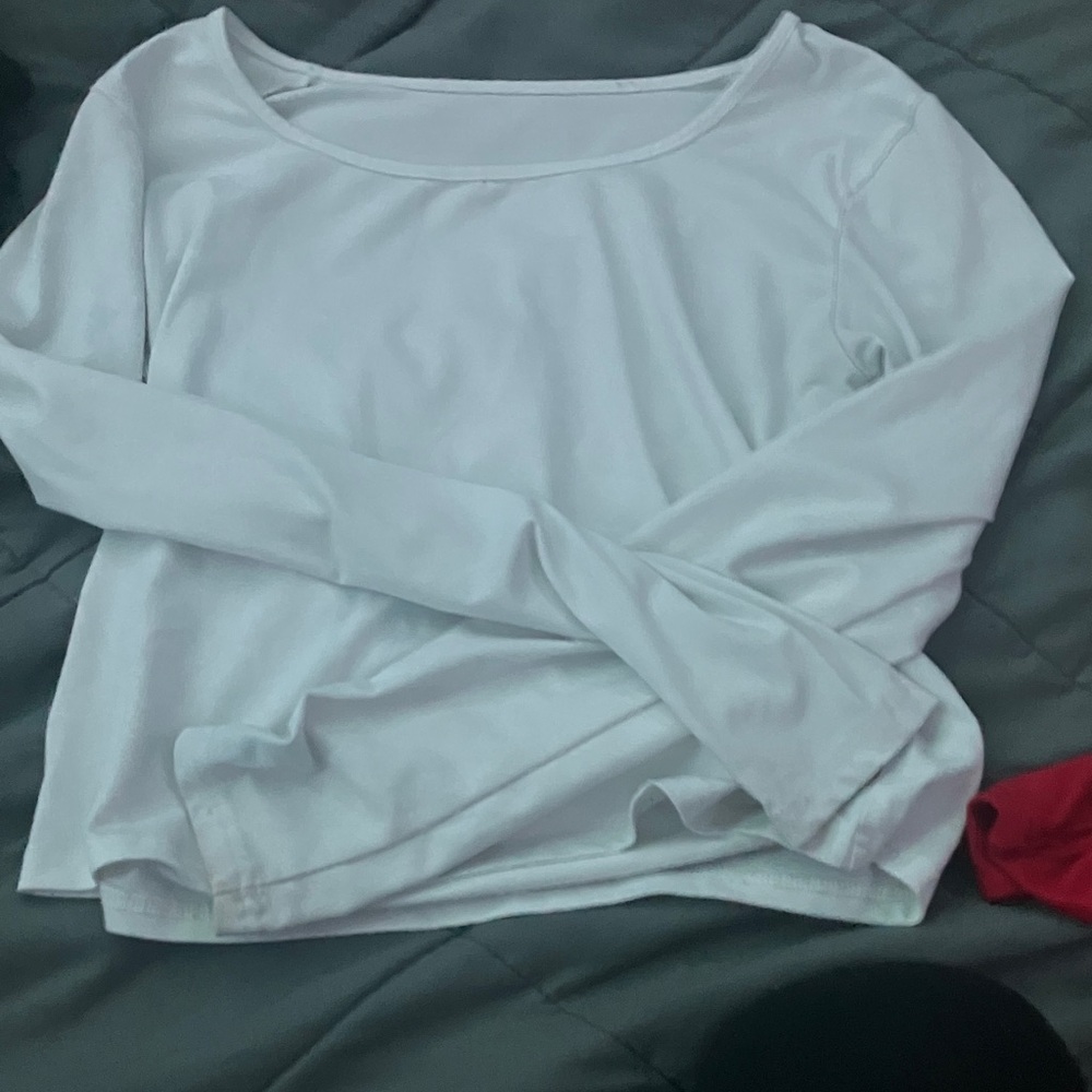 Classic White Long Sleeve Top